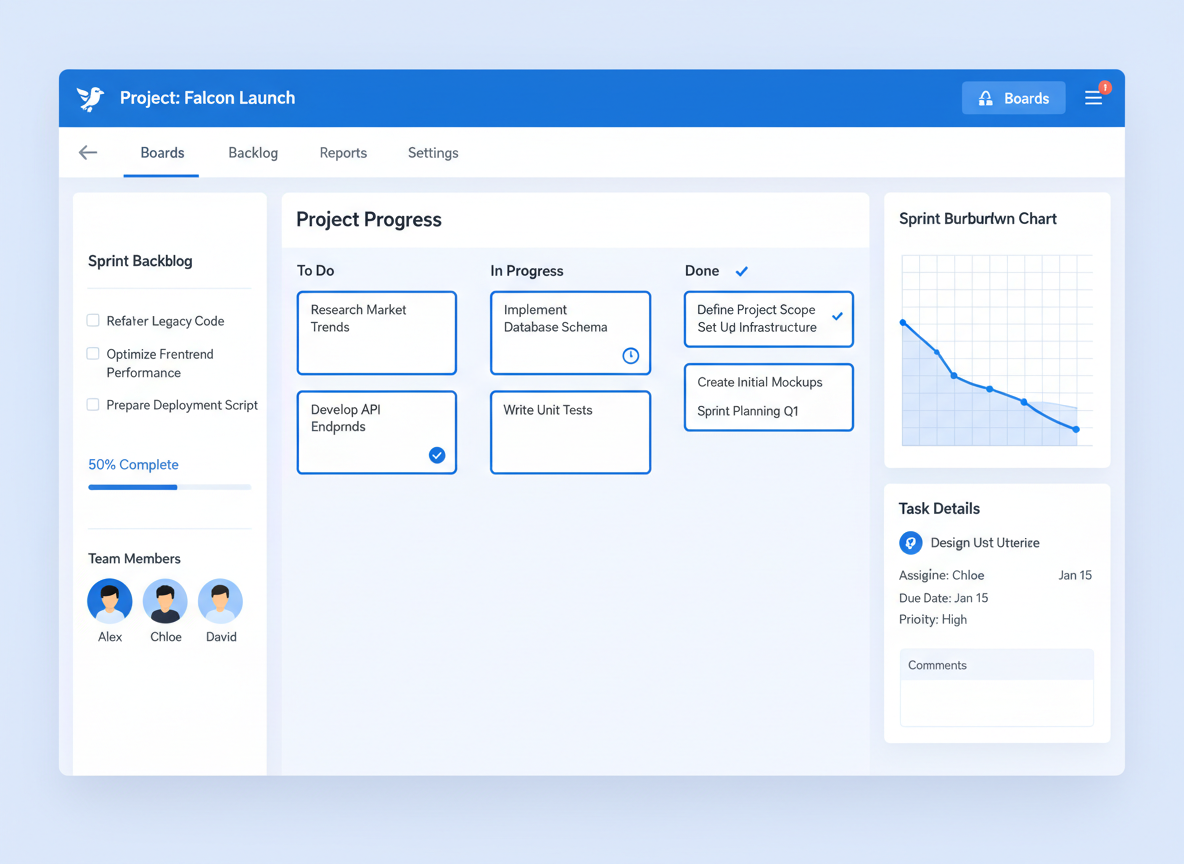 Jira Project Management Dashboard